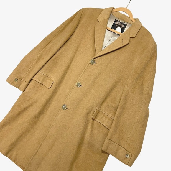 Ultissimo Other - Vintage‎ 70's Ultissimo 100% Cashmere Overcoat Mens L Camel Tan Retro Academia